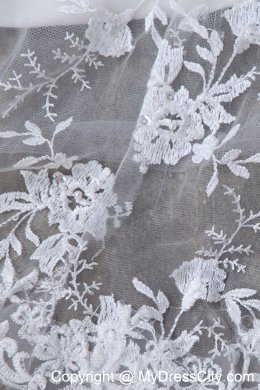 Stylish High-neck Mermaid Sweetheart Court Train Column Wedding Dress