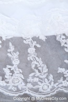 Unique Mermaid Strapless Court Train Lace Belt Bridal Gown 2013 on Sale