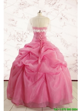 Cheap Strapless Quinceanera Dresses with Pick Ups and Wraps