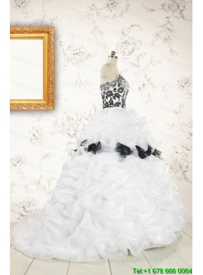 Fast Delivery Sweet 15 Dresses Hand Made Flowers for 2015