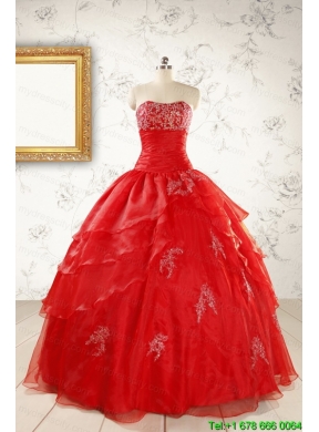 Most Popular Strapless Quinceanera Dresses for 2015