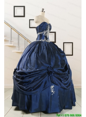 Trendy Sweetheart Quinceanera Gowns with Appliques