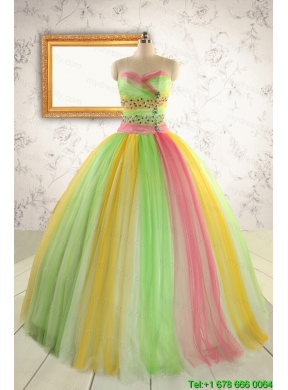 Elegant Sweet 16 Dresses in Multi Color for 2015