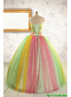Elegant Sweet 16 Dresses in Multi Color for 2015
