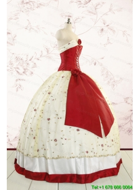 Most Popular Multi Color Quinceanera Gowns with Appliques and Bowknots