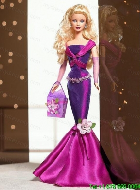 Fashion Handmade Mermaid Dress With Flower Made to Fit the Barbie Doll