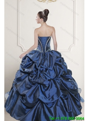 2015 Designer Embroidery and Beading Dresses for Quinceanera