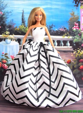 New Beautiful Handmade Party Clothes Fashion Dress For Noble Barbie