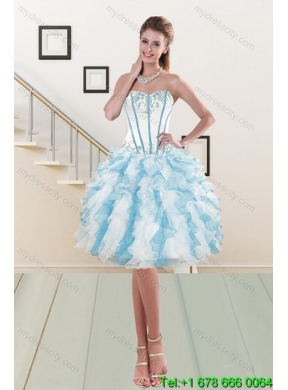 2015 Detachable Appliques and Ruffles Quinceanera Skirts in Multi Color
