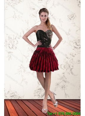 Detachable Multi Color Sweetheart Quinceanera Skirts with Beading and Ruffles