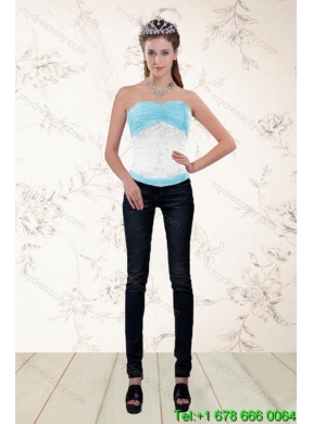 Detachable Strapless Ball Gown Quinceanera Skirts with Appliques for 2015