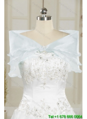 Detachable Strapless Ball Gown Quinceanera Skirts with Appliques for 2015