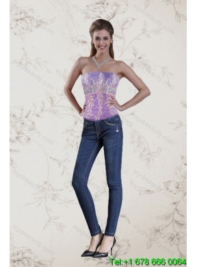 2015 Detachable Appliques and Ruffles Quinceanera Skirts in Multi Color