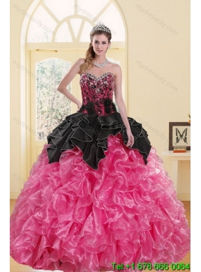 2015 Detachable Beading and Ruffles Quinceanera Skirts in Multi Color