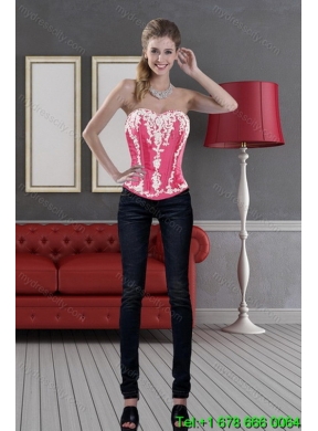 2015 Detachable Pick Ups and Appliques Hot Pink Quinceanera Skirts