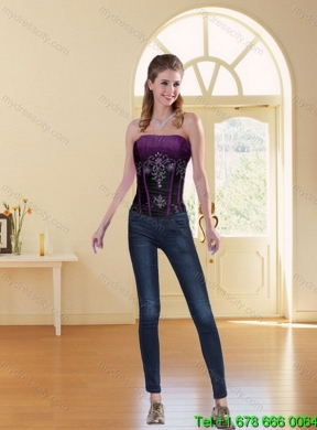 Detachable Multi Color Strapless Quinceanera Skirts with Beading and Ruffles