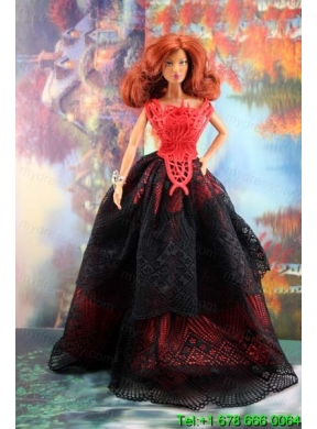 Exquisite Handmade Barbie Party Dress For Barbie Doll
