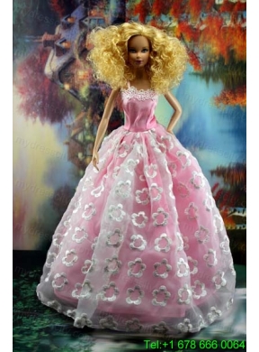 New Embroidery and A-line For Barbie Doll Dress
