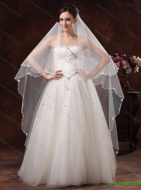 Royal Discount Tulle Bridal Veil For Wedding