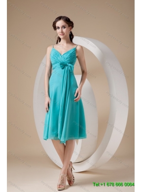 Beading Multi Color Ball Gown Quinceanera Dress and Ruching Knee Length Dama Dresses and Ruffles  Spaghetti Straps Little Girl Dress