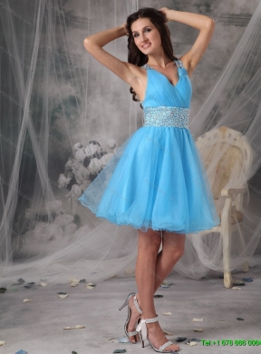 Sweetheart Ball Gown Red Quinceanera Gown and V Neck Beading Short Prom Dresses and  Red Halter Top Little Girl Dress