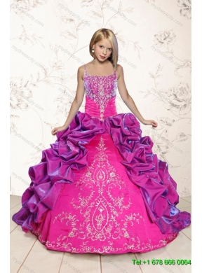 2015 Pick Ups Red Quinceanera Dress and Yellow One Shoulder Prom Dresses and  Cute Red Little Girl Dress