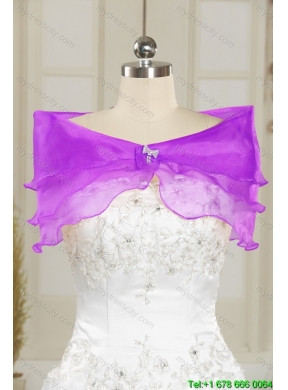 2015 Affordable Fuchsia Dress for Quince with Beading and Pick Ups