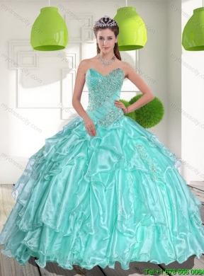Designer Ball Gown Sweetheart Appliques and Beading Quinceanera Dresses