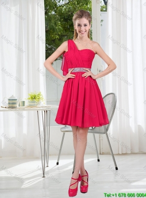 Romantic A Line Bowknot Dama Dresses in Chiffon