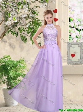 Popular Laced and Bowknot Dama Dresses with Empire
