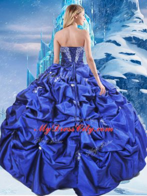 Captivating Sweetheart Sleeveless Lace Up Sweet 16 Quinceanera Dress Purple Taffeta