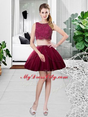 Sleeveless Zipper Floor Length Lace and Ruching Sweet 16 Quinceanera Dress