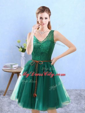 Fashion Sleeveless Lace Backless Damas Dress