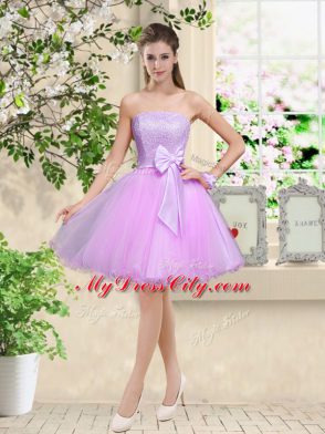 Sweetheart Sleeveless Tulle Damas Dress Lace and Belt Lace Up