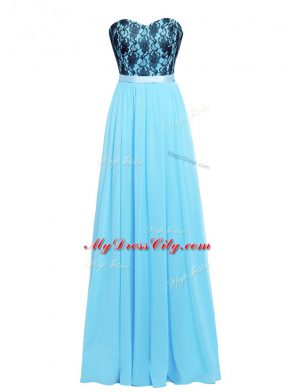 Attractive Sleeveless Lace and Appliques Zipper Prom Homecoming Dress