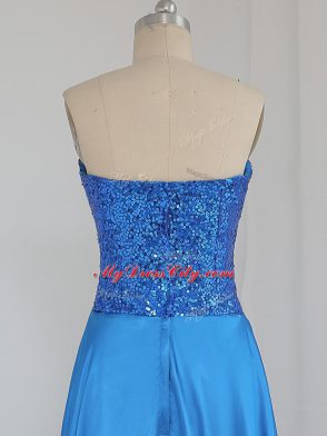 Sleeveless Beading Zipper Homecoming Dress
