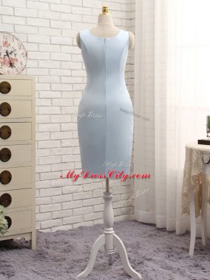 Noble Straps Sleeveless Satin Mother of the Bride Dress Lace and Appliques Zipper