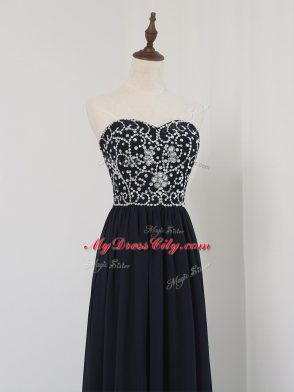 Fantastic Sleeveless Beading Zipper Prom Homecoming Dress