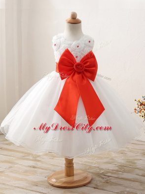 Sleeveless Zipper Mini Length Bowknot Casual Dresses