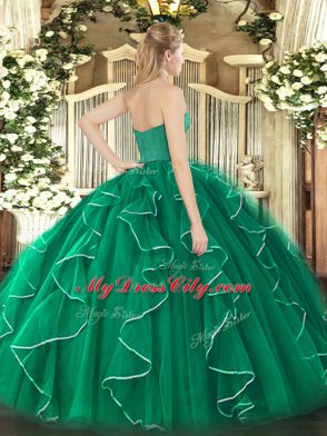 Sleeveless Ruffles Zipper Sweet 16 Dress