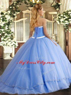Mini Length Ball Gowns Sleeveless Purple 15th Birthday Dress Brush Train Lace Up