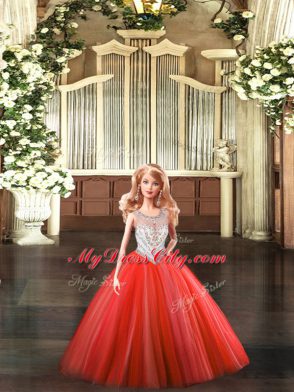 Most Popular Sleeveless Beading Lace Up 15th Birthday Dress