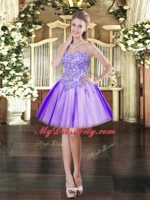 Low Price Floor Length Lavender Sweet 16 Dresses Sweetheart Sleeveless Lace Up