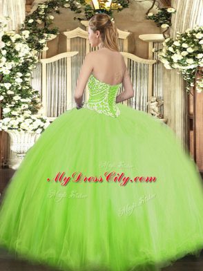 Floor Length Lilac Quinceanera Dresses Sweetheart Sleeveless Lace Up