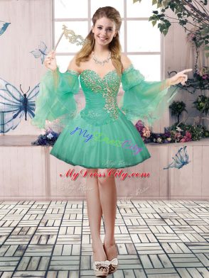 Sleeveless Lace Up Floor Length Beading Quinceanera Gowns