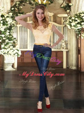 Best Selling Scoop Sleeveless Tulle 15 Quinceanera Dress Lace and Appliques Clasp Handle