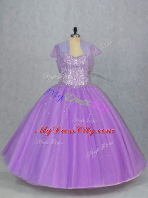 Luxurious Sleeveless Beading Lace Up Quinceanera Dresses