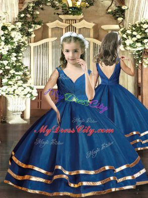 Sleeveless Beading and Ruffled Layers Backless Sweet 16 Dresses
