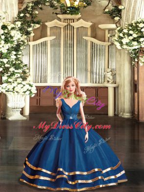 Sleeveless Beading and Ruffled Layers Backless Sweet 16 Dresses