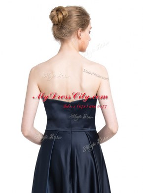Attractive Beading Prom Dress Black Zipper Sleeveless Floor Length